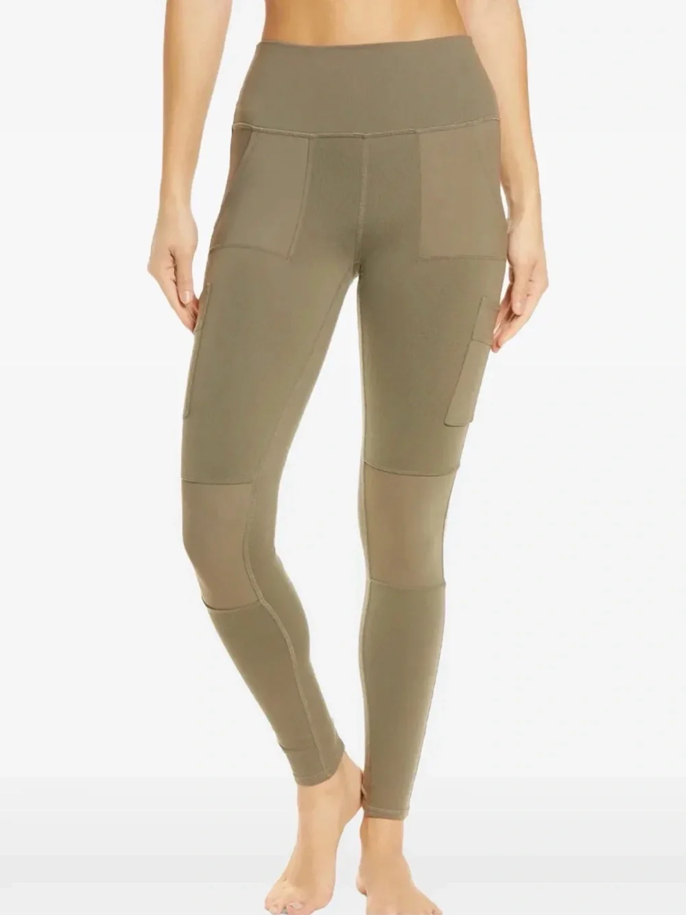 $134 ALO YOGA GREEN LEGGINGS SIZE XS